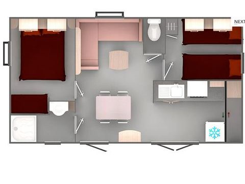 MOBILHOME 4 personnes - Confort 29 m²
