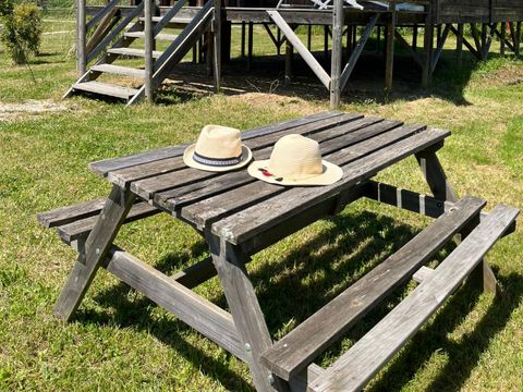 TENTE 5 personnes - Lodge sur pilotis Africa Confort 24m² (2 chambres) + terrasse couverte 12m²