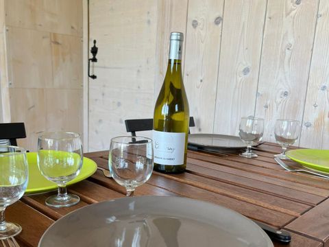 TENTE 5 personnes - Lodge sur pilotis Africa Confort 24m² (2 chambres) + terrasse couverte 12m²