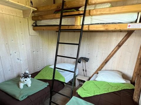 TENTE 5 personnes - Lodge sur pilotis Africa Confort 24m² (2 chambres) + terrasse couverte 12m²