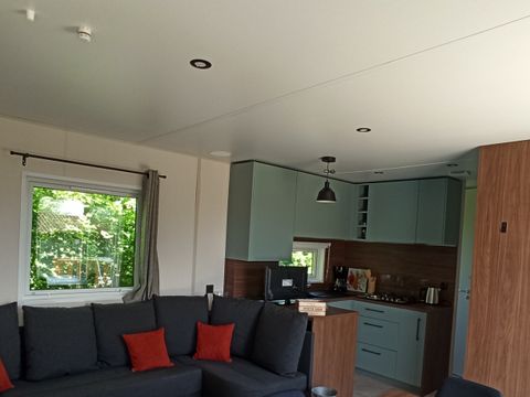 MOBILHOME 6 personnes - Cottage Privilège 40m2 (3 chambres, 2 sdb) +climatisation + terrasse