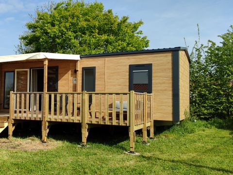 MOBILHOME 6 personnes - Cottage Privilège 40m2 (3 chambres, 2 sdb) +climatisation + terrasse