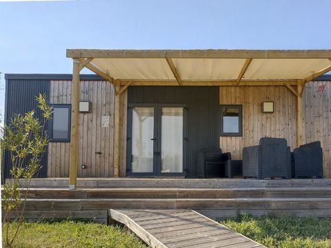 MOBILHOME 4 personnes - Mobil-Home Privilège 2 ch., 2 sdb, 34m² + terrasse 15 m² + climatisation