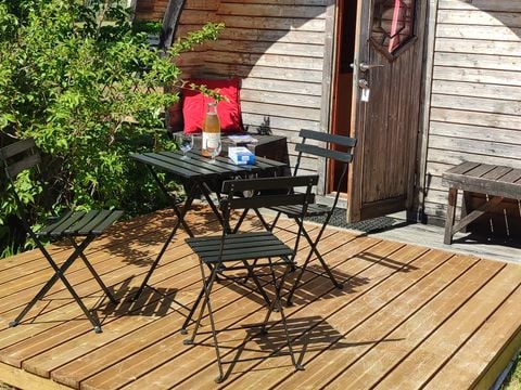 HÉBERGEMENT INSOLITE 3 personnes - Tonneau Lodge Confort 11m² (1 chambre)