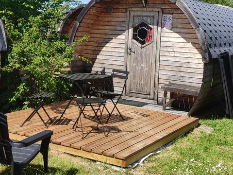 HÉBERGEMENT INSOLITE 3 personnes - Tonneau Lodge Confort 11m² (1 chambre)