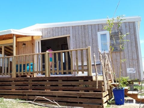 MOBILHOME 6 personnes - Cottage Bord d'étang Premium 3 chambres 1 sdb 36 m²