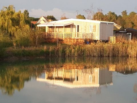 MOBILHOME 6 personnes - Cottage Bord d'étang Premium 3 chambres 1 sdb 36 m²