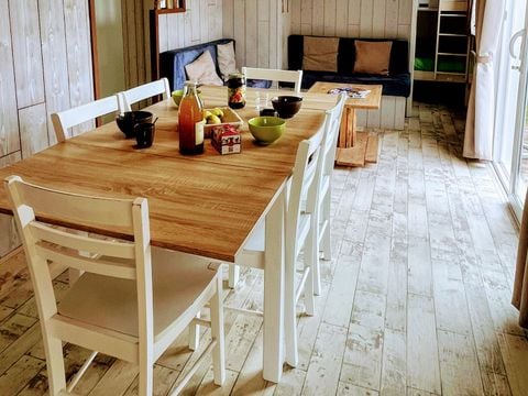 MOBILHOME 6 personnes - Cottage Bord d'étang Premium 3 chambres 1 sdb 36 m²