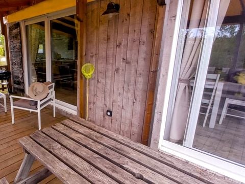 MOBILHOME 6 personnes - Cottage Bord d'étang Premium 3 chambres 1 sdb 36 m²