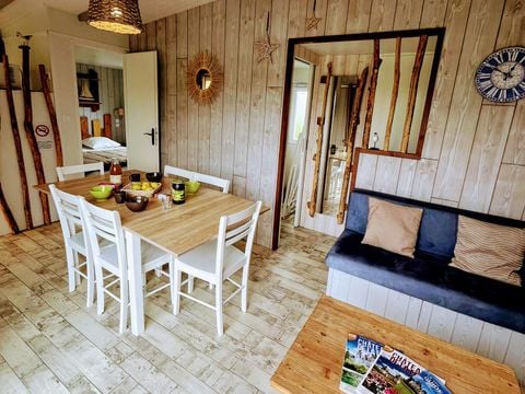 MOBILHOME 6 personnes - Cottage Bord d'étang Premium 3 chambres 1 sdb 36 m²