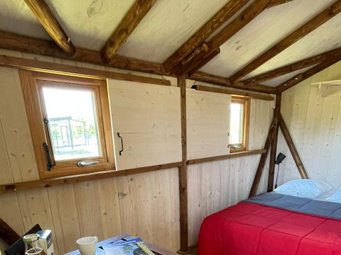 Tente en toile et en bois 2 personnes - Lodge Africa 1 chambre