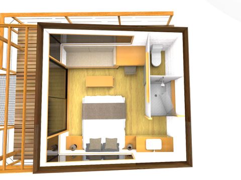 Tiny house 3 personnes - Lodge Flottante