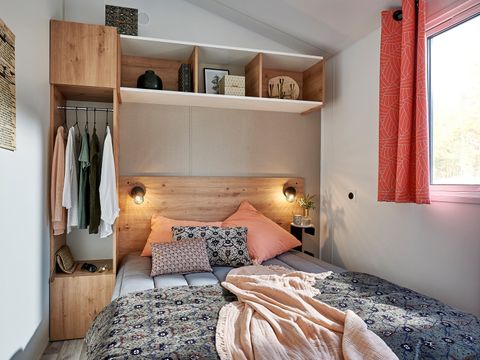 Mobilhome 2 personnes - Pénestin - CONFORT 16m² - 1chambre - Terrasse couverte - TV
