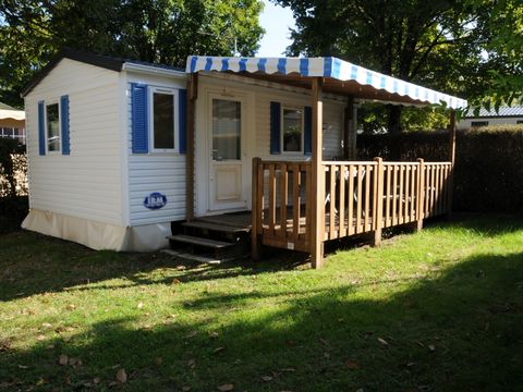 Mobilhome 4 personnes - Damgan - STANDARD 21 m² - 2 chambres - Terrasse couverte - TV