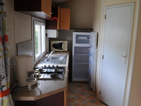 MOBILHOME 5 personnes - Mobi-home Berric STANDARD 27m² (2 chambres) + Terrasse couverte + TV