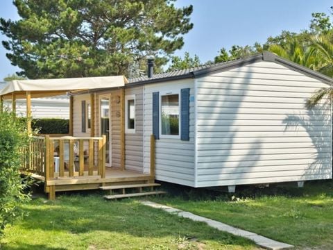 MOBILHOME 6 personnes - 3 chambres Confort + terrasse semi-couverte