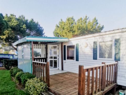 MOBILHOME 5 personnes - 2 chambres Eden terrasse en bois semi-couverte