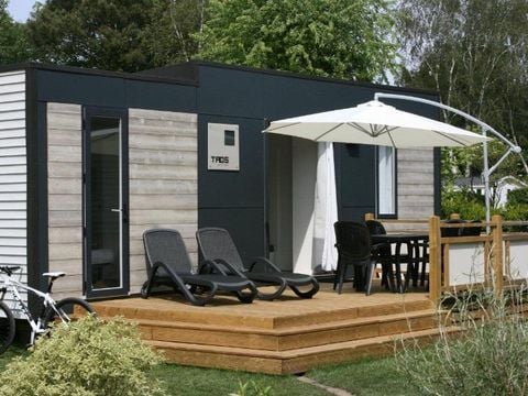 MOBILHOME 5 personnes - CONFORT 35-2-2 (Mobil-home Taos) - TV, 2 ch + 2 sdb (lits superposés), env 35m² - MAX 4 ADULTES /