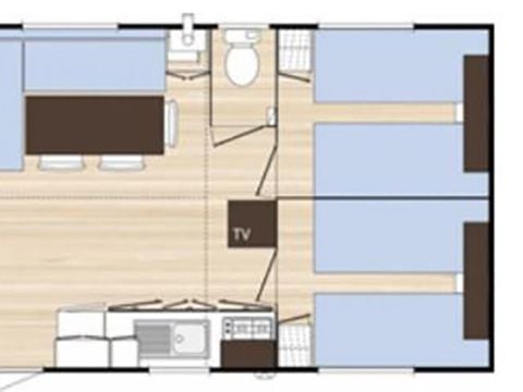 MOBILHOME 6 personnes - CONFORT