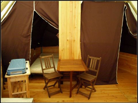 TENTE TOILE ET BOIS 4 personnes - Tipi confort