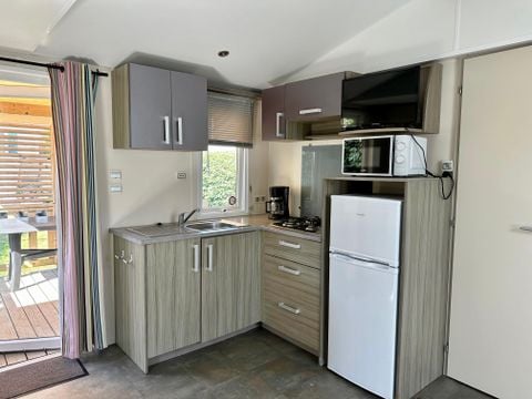 MOBILHOME 2 personnes - Mobil-home NEPTUNE Standard 25m² - 1 chambre + terrasse couverte 9m²