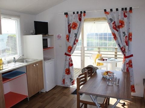 MOBILHOME 2 personnes - Mobil-home NEPTUNE Standard 25m² - 1 chambre + terrasse couverte 9m²