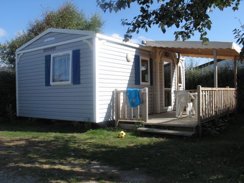 MOBILHOME 4 personnes - Mobil-home Confort VENUS 22m² - 2 chambres + terrasse semi couverte 9m²