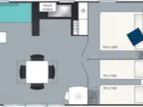 MOBILHOME 8 personnes - SMALA