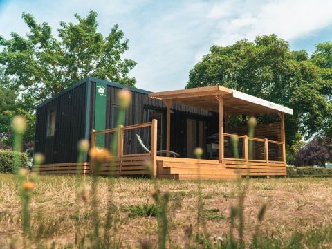 Mobilhome 4 personnes - NEW - Homeflower Premium Vue Loire 29m² 2 chambres + TV + LV + Plancha