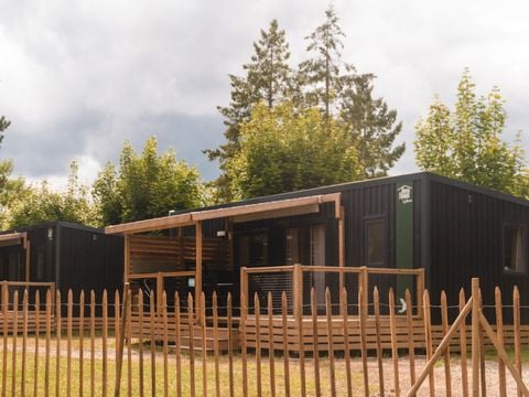 Mobilhome 6 personnes - NEW - Home Flower Premium 35 m² (3 ch - 6pers.)+ terrasse semi-couverte 18m² + LV + TV + Plancha