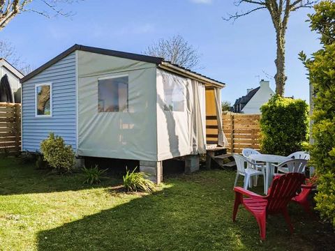 TENTE TOILE ET BOIS 4 personnes - LODGE (sans sanitaires)