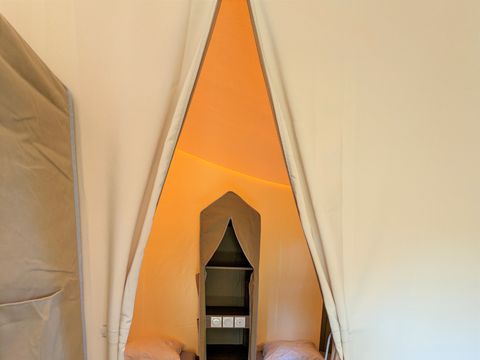 TENTE TOILE ET BOIS 6 personnes - LODGE GRAND CONFORT TIBYDI