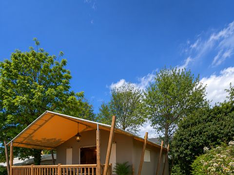 TENTE TOILE ET BOIS 6 personnes - LODGE GRAND CONFORT TIBYDI