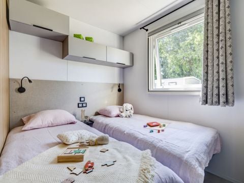 MOBILHOME 8 personnes - Prestige Cabellou - Piéton - 6/8P 3Ch 2Sde 40m2
