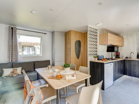 MOBILHOME 8 personnes - Prestige Cabellou - Piéton - 6/8P 3Ch 2Sde 40m2