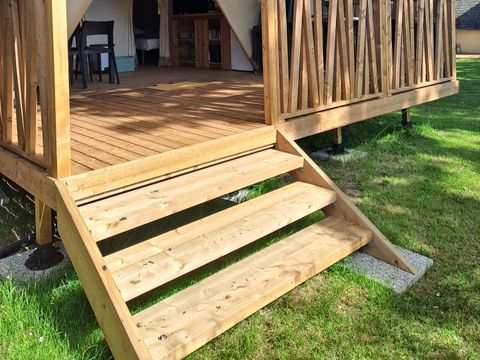 HÉBERGEMENT INSOLITE 5 personnes - Tente Lodge 2 Chambres Confort