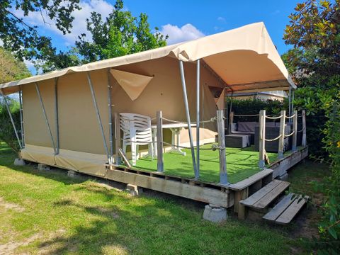 TENTE TOILE ET BOIS 5 personnes - Tente Lodge Standard - 2 Chambres TENTE TOILE ET BOIS 5 personnes - Tente Lodge Standard - 2 Chambres