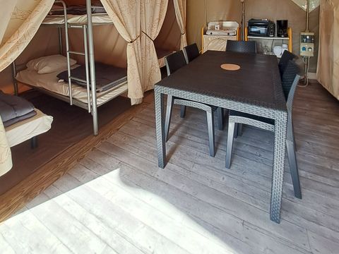 TENTE TOILE ET BOIS 5 personnes - Tente Lodge Standard - 2 Chambres