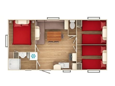 MOBILHOME 6 personnes - CLIM