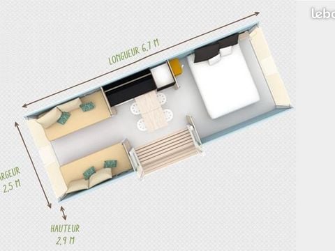Hébergement 4 personnes - CocoSweet 2 chambres