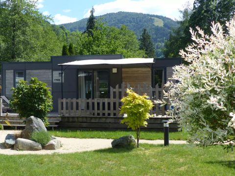 MOBILHOME 4 personnes - Sunêlia Luxe Taos 2 chambres / 2 salles de bain 35m² - TV - LV - Terrasse couverte - Linge Fourni