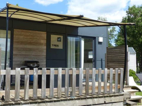 MOBILHOME 2 personnes - Sunêlia Luxe Taos 1 chambre 27m² - TV - Terrasse couverte - Linge fourni