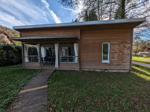 MOBILHOME 4 personnes - Sunêlia Luxe Fabre 2 chambres 34m² - TV - LV - Terrasse couverte - linge fourni