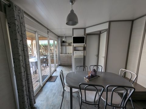 MOBILHOME 4 personnes - Sunêlia Luxe Fabre 2 chambres 34m² - TV - LV - Terrasse couverte - linge fourni