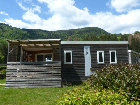 MOBILHOME 5 personnes - Sunêlia Prestige Déclik 2 chambres 35m² - TV - Terrasse semi- couverte