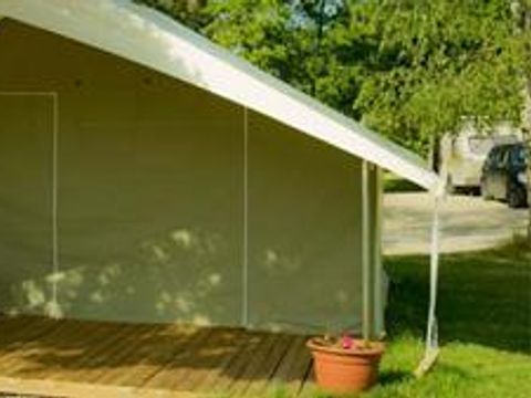 Tente en toile et en bois 5 personnes - Lodge