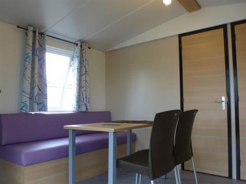 MOBILHOME 2 personnes - Mobil home IRIS- 1 chambre - cuisine - salle de bain - terrasse couverte -