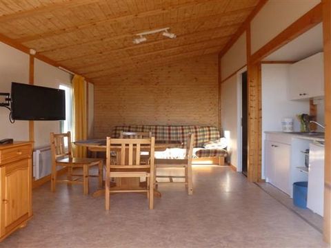 CHALET 5 personnes - Chalet JONQUILLE - 2 chambres - terrasse couverte