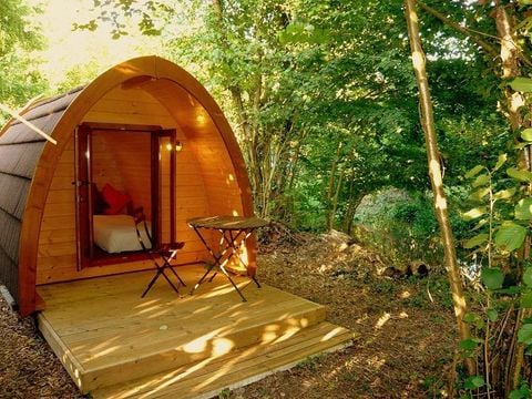 HÉBERGEMENT INSOLITE 2 personnes - Cabane ECO-POD 6m² + terrasse - sans sanitaires  - 2015