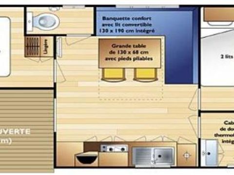 MOBILHOME 4 personnes - MH2 Eco